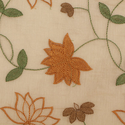 Chanderi Tissue Embroidery Fabric