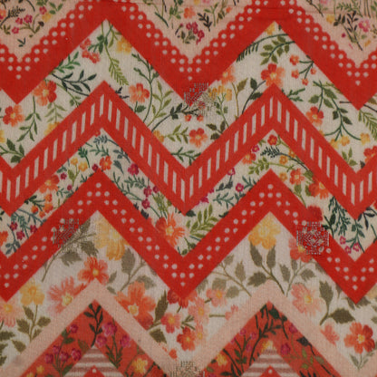 Silk Chanderi Print Fabric