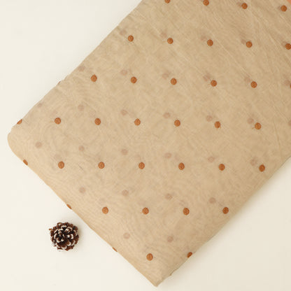 Chanderi Tissue Embroidery Fabric