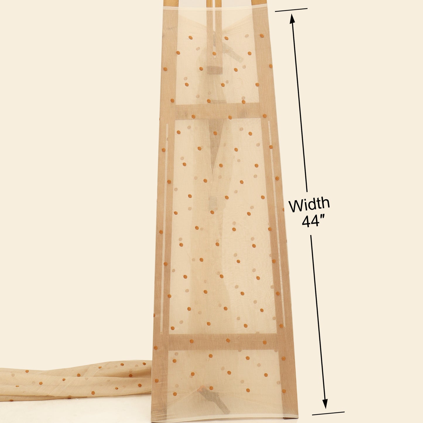 Chanderi Tissue Embroidery Fabric