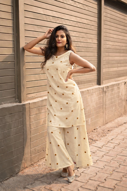 Chanderi Tissue Embroidery Fabric