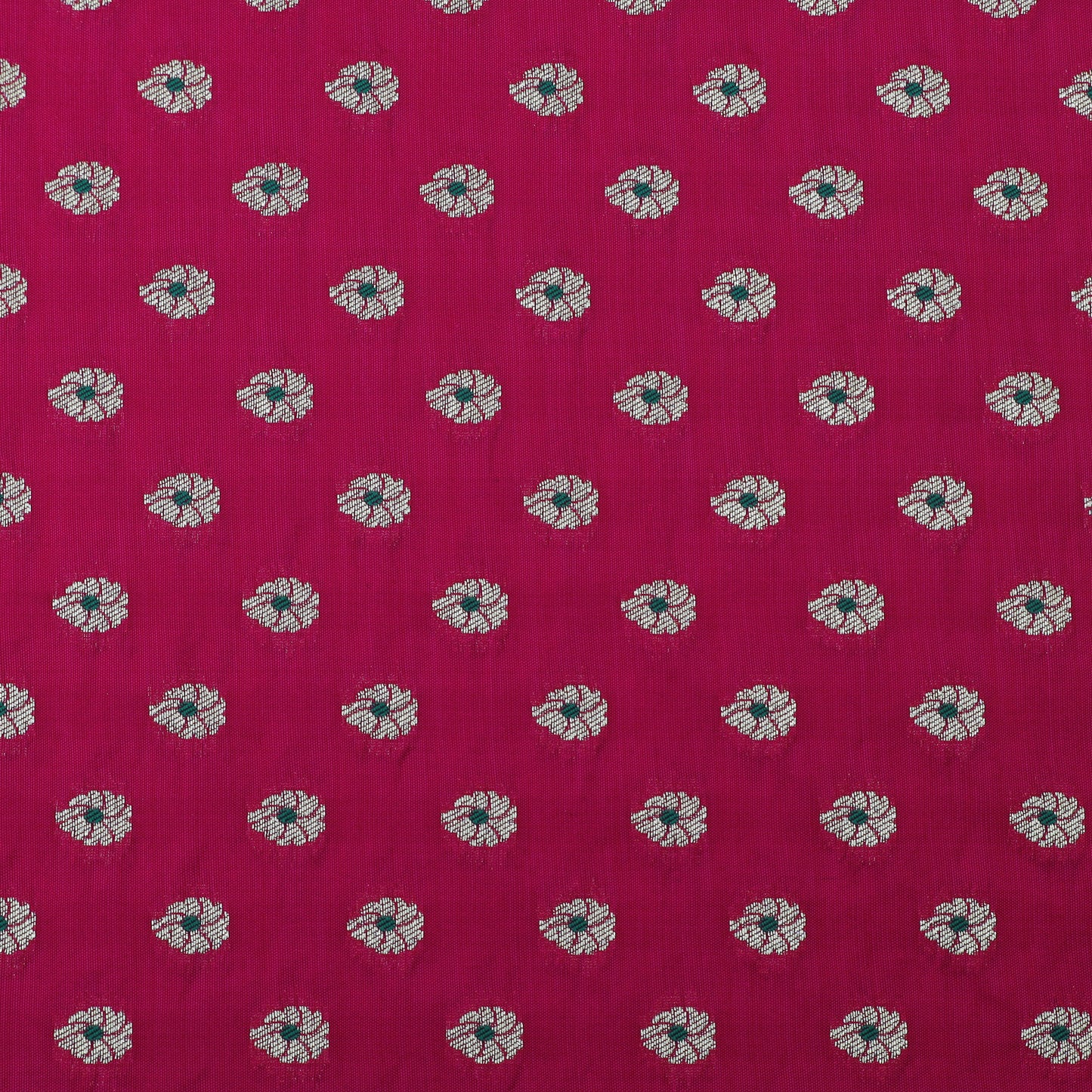 Rani Color Katan Meena Booti Brocade Fabric