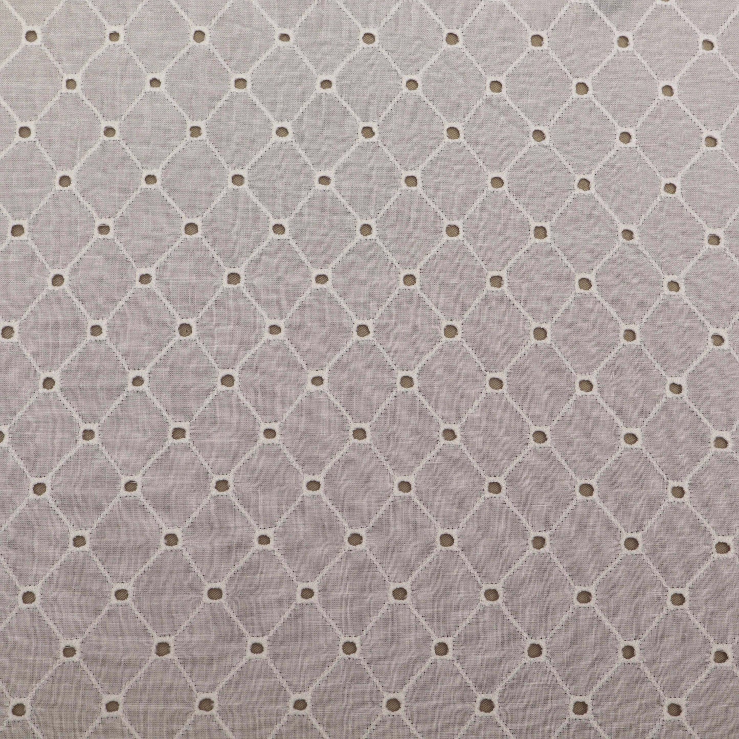 Cotton Chikan Embroidery Fabric