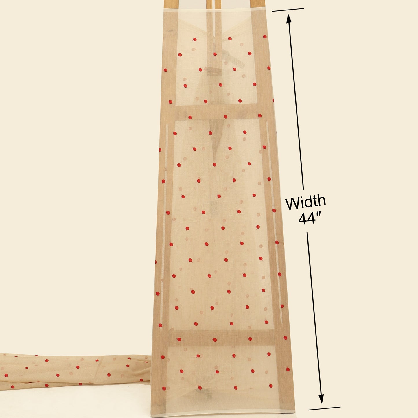 Chanderi Tissue Embroidery Fabric