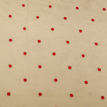 Chanderi Tissue Embroidery Fabric
