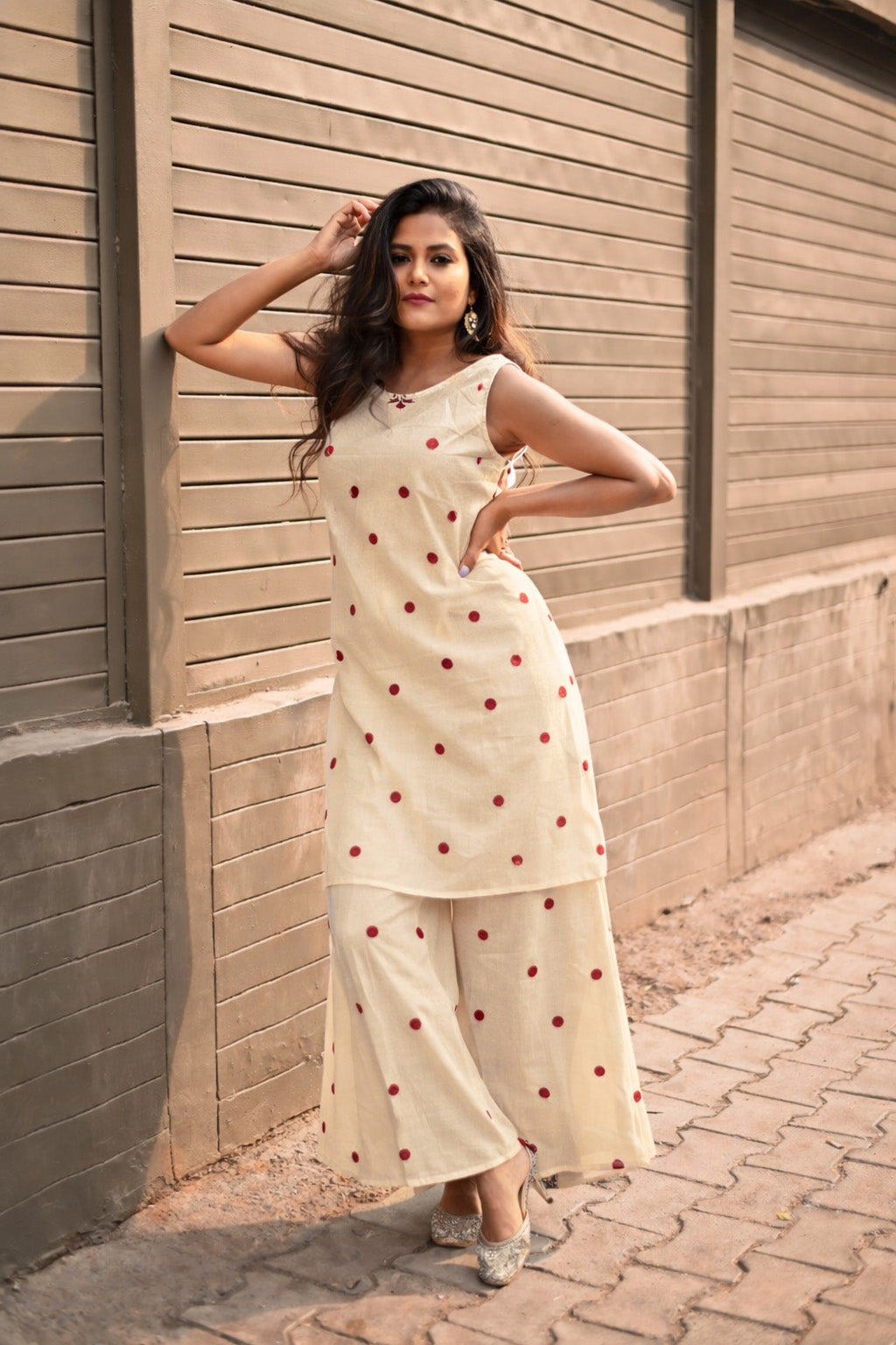 Chanderi Tissue Embroidery Fabric