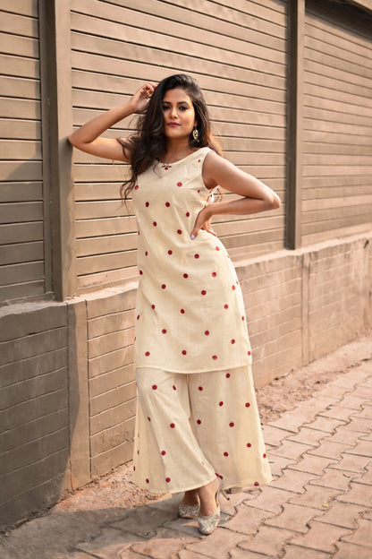 Chanderi Tissue Embroidery Fabric