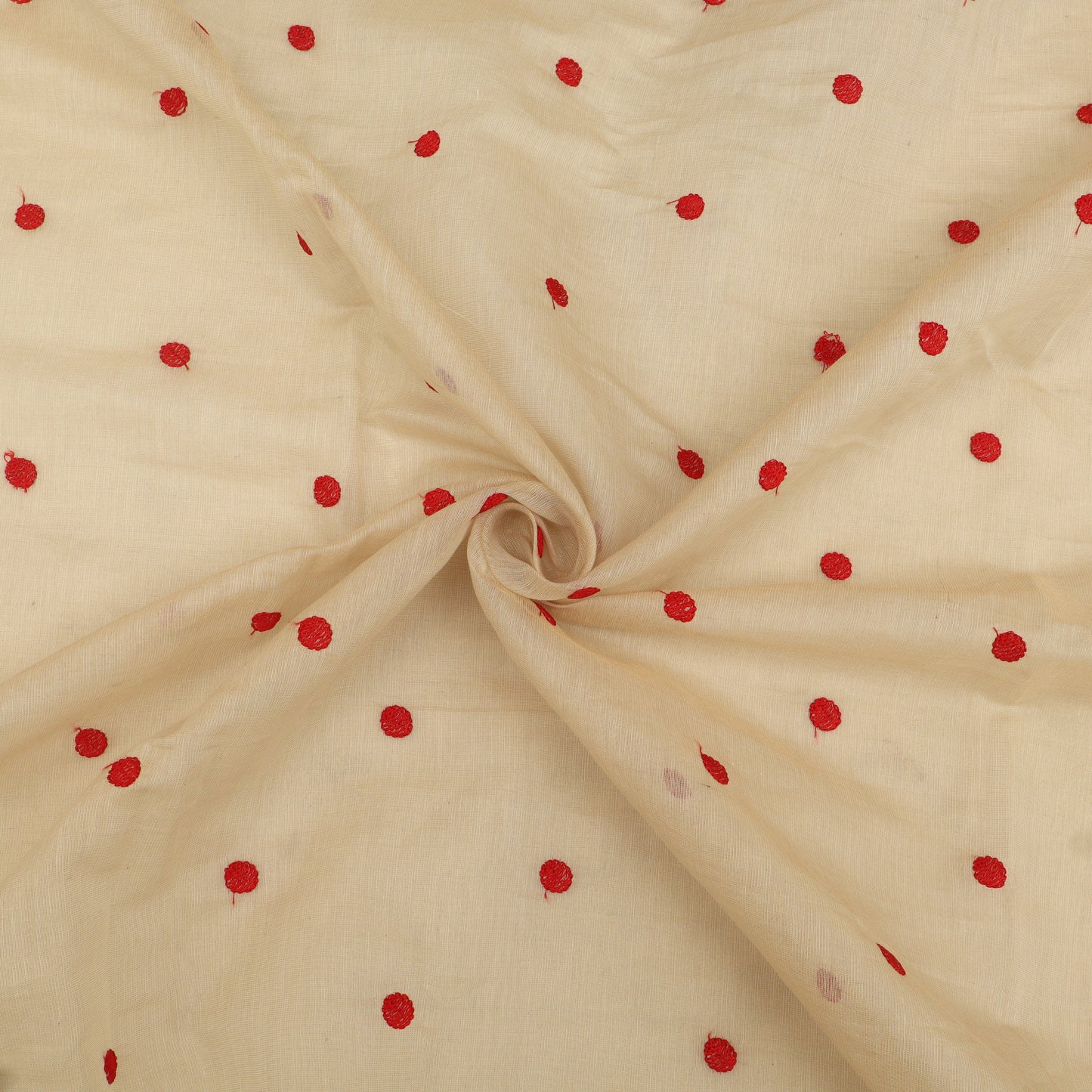 Chanderi Tissue Embroidery Fabric