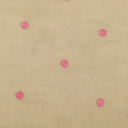 Chanderi Tissue Embroidery Fabric