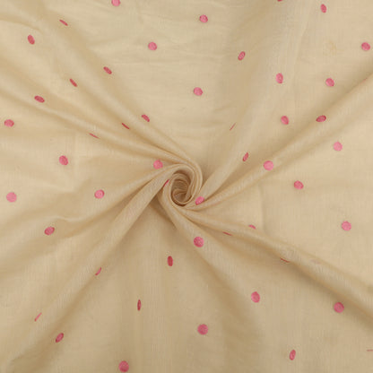 Chanderi Tissue Embroidery Fabric