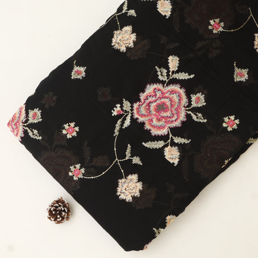 Chanderi Embroidery Fabric