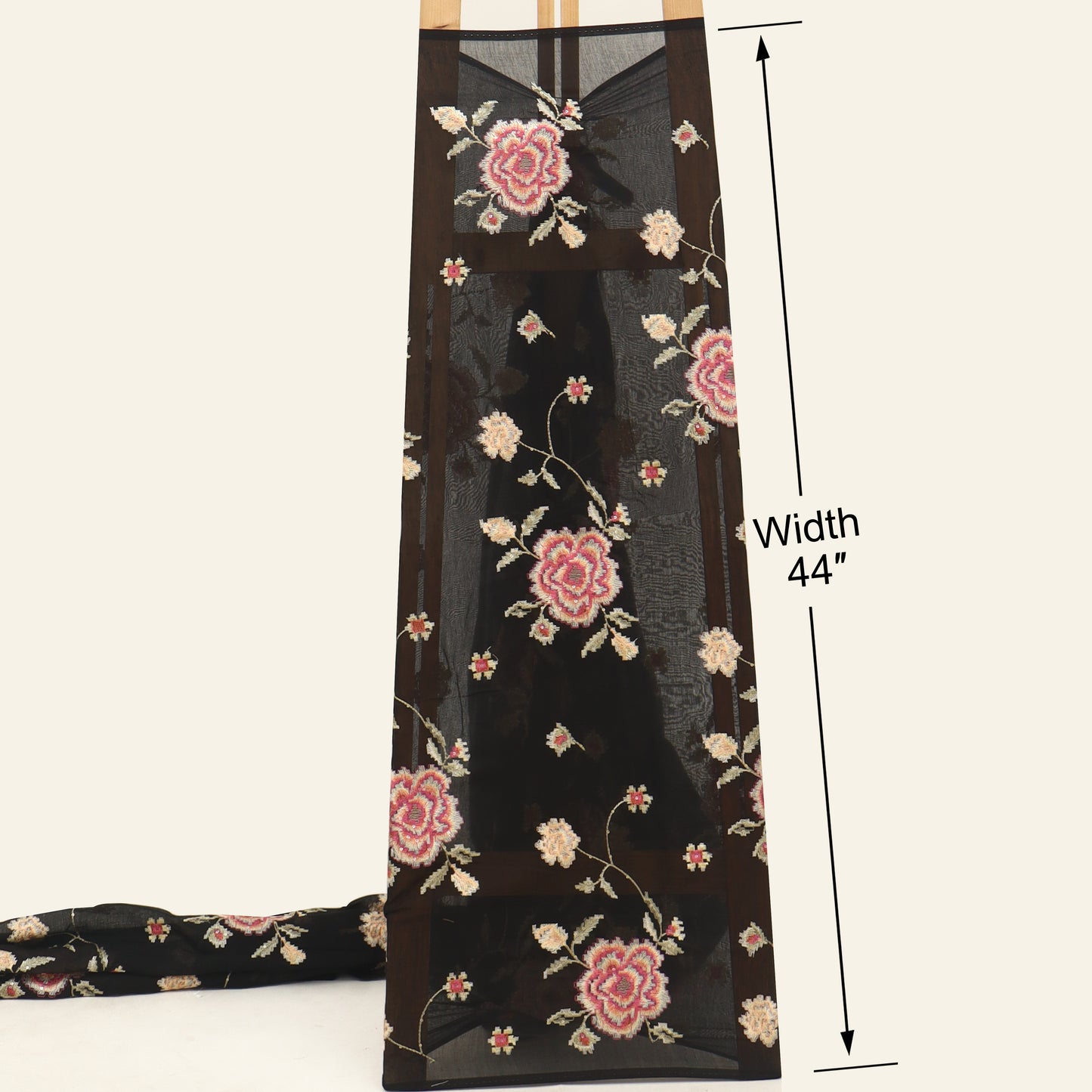 Chanderi Embroidery Fabric