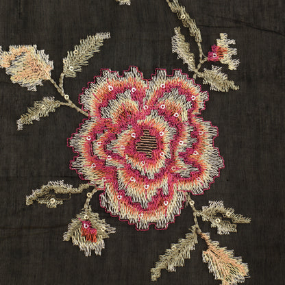 Chanderi Embroidery Fabric