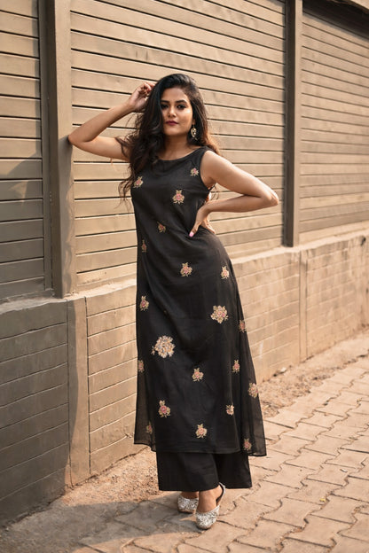 Chanderi Embroidery Fabric
