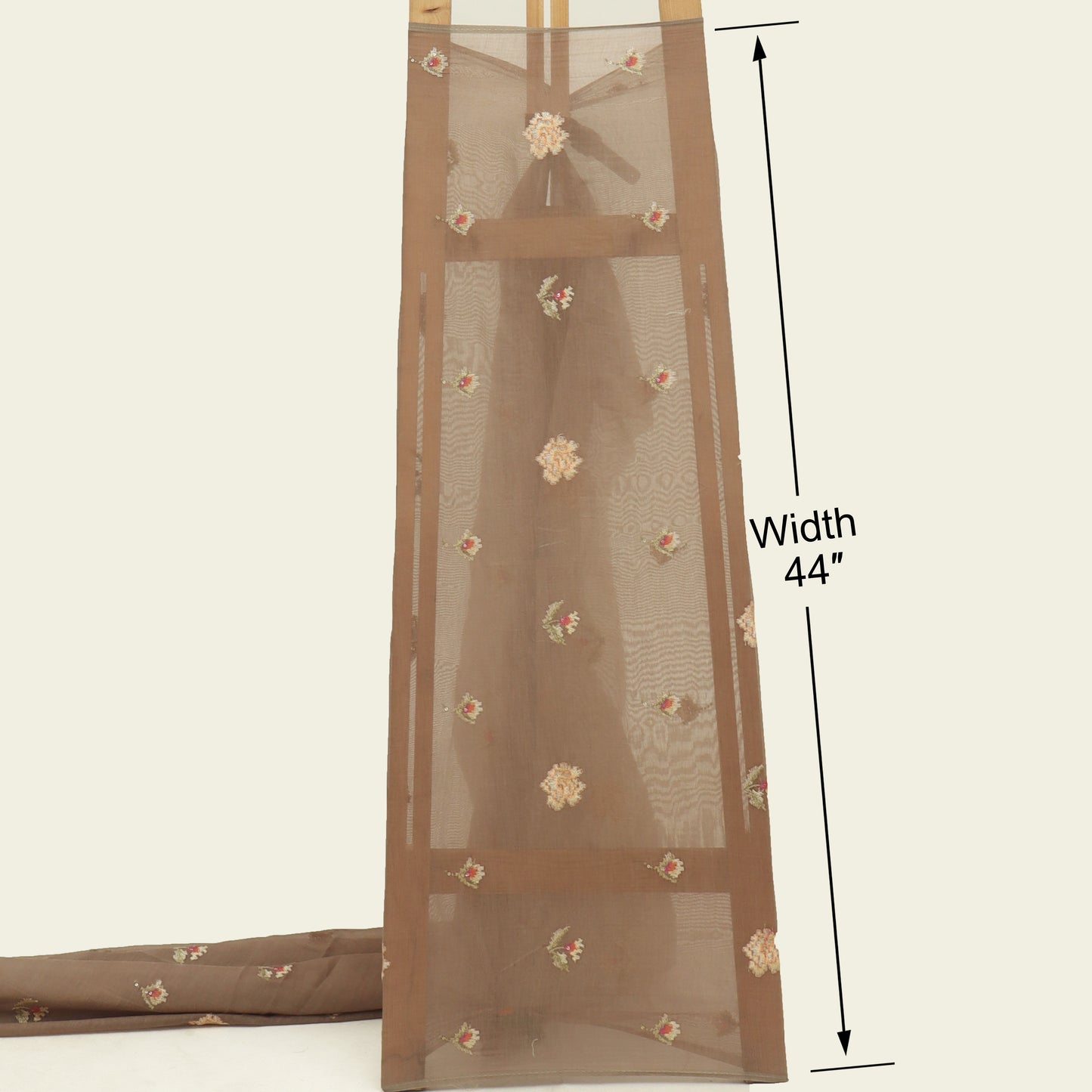 Chanderi Embroidery Fabric