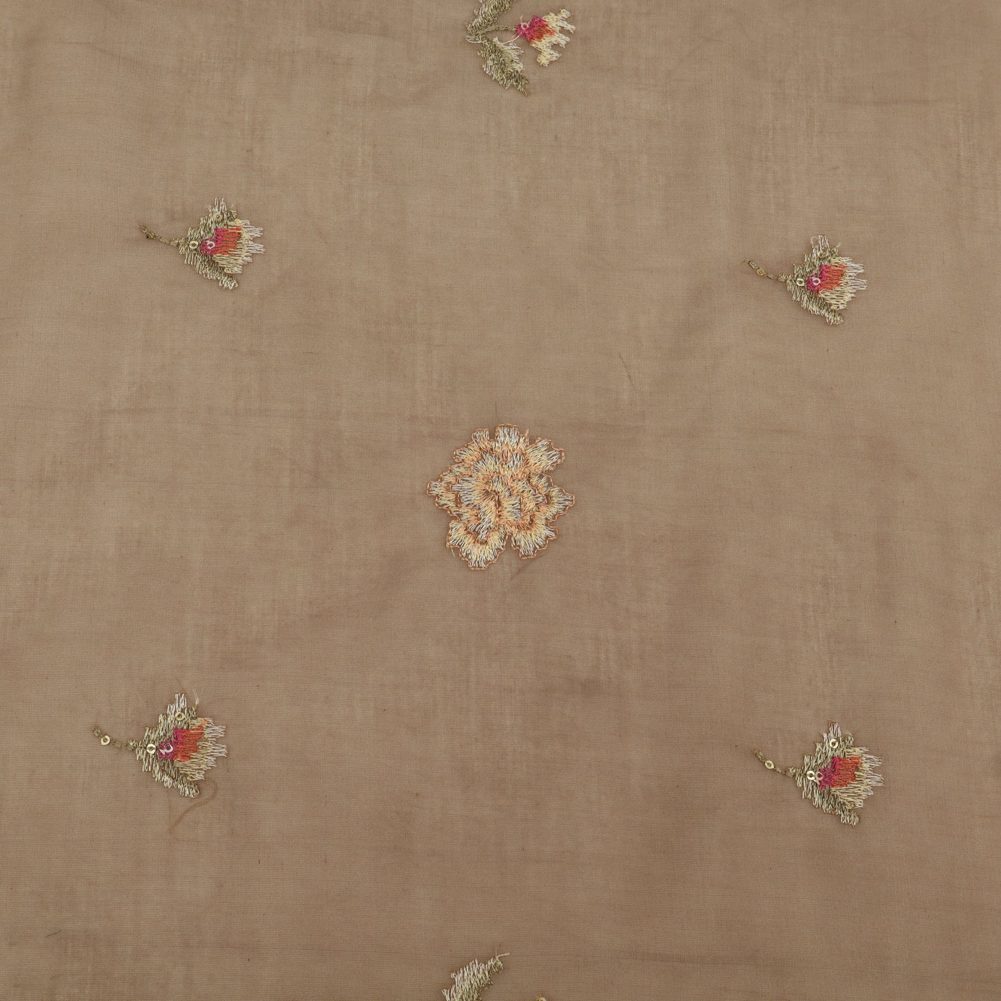 Chanderi Embroidery Fabric