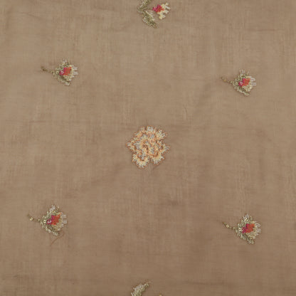 Chanderi Embroidery Fabric