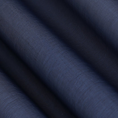 Navy Blue Color Chiffon Organza Shimmer Fabric