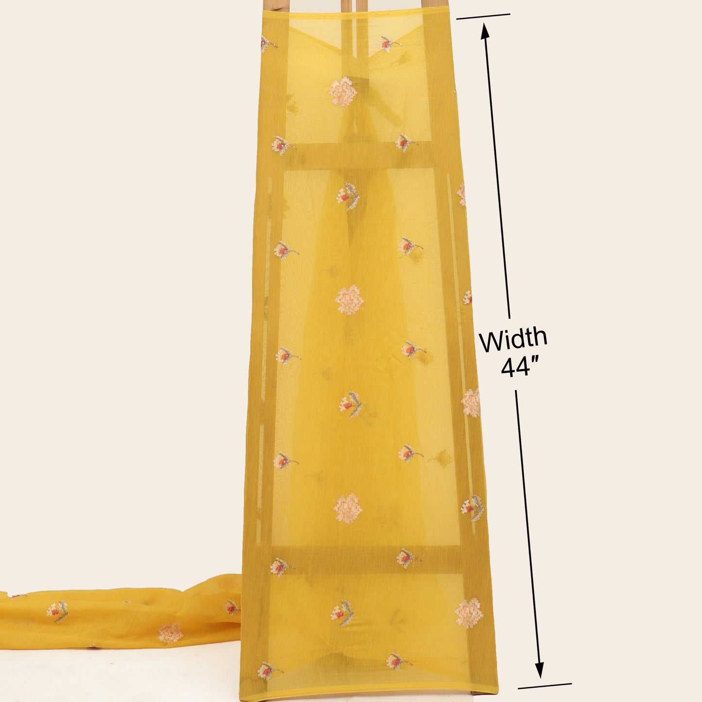 Chanderi Embroidery Fabric
