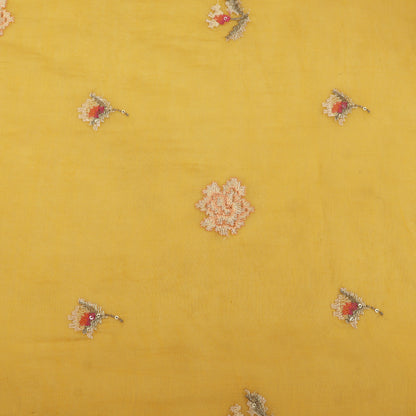 Chanderi Embroidery Fabric