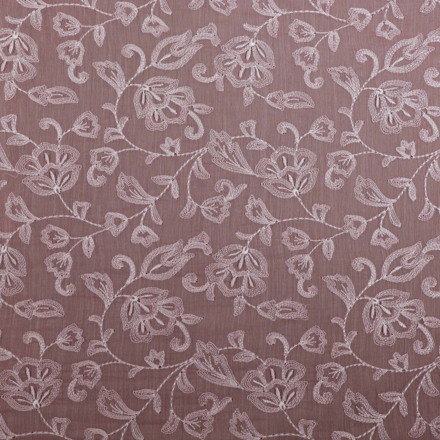 Colored Color Chanderi Embroidery Fabric