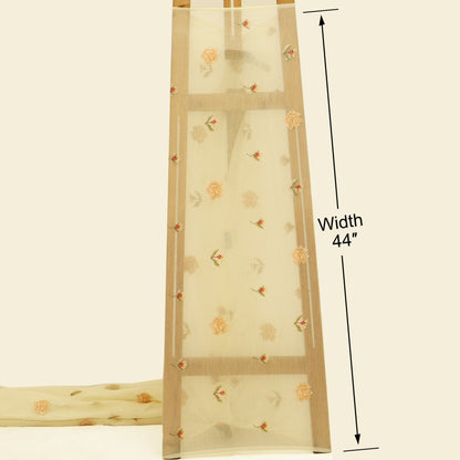 Chanderi Embroidery Fabric