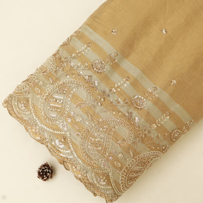 Tissue Border Embroidery Fabric