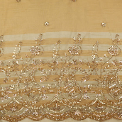 Tissue Border Embroidery Fabric
