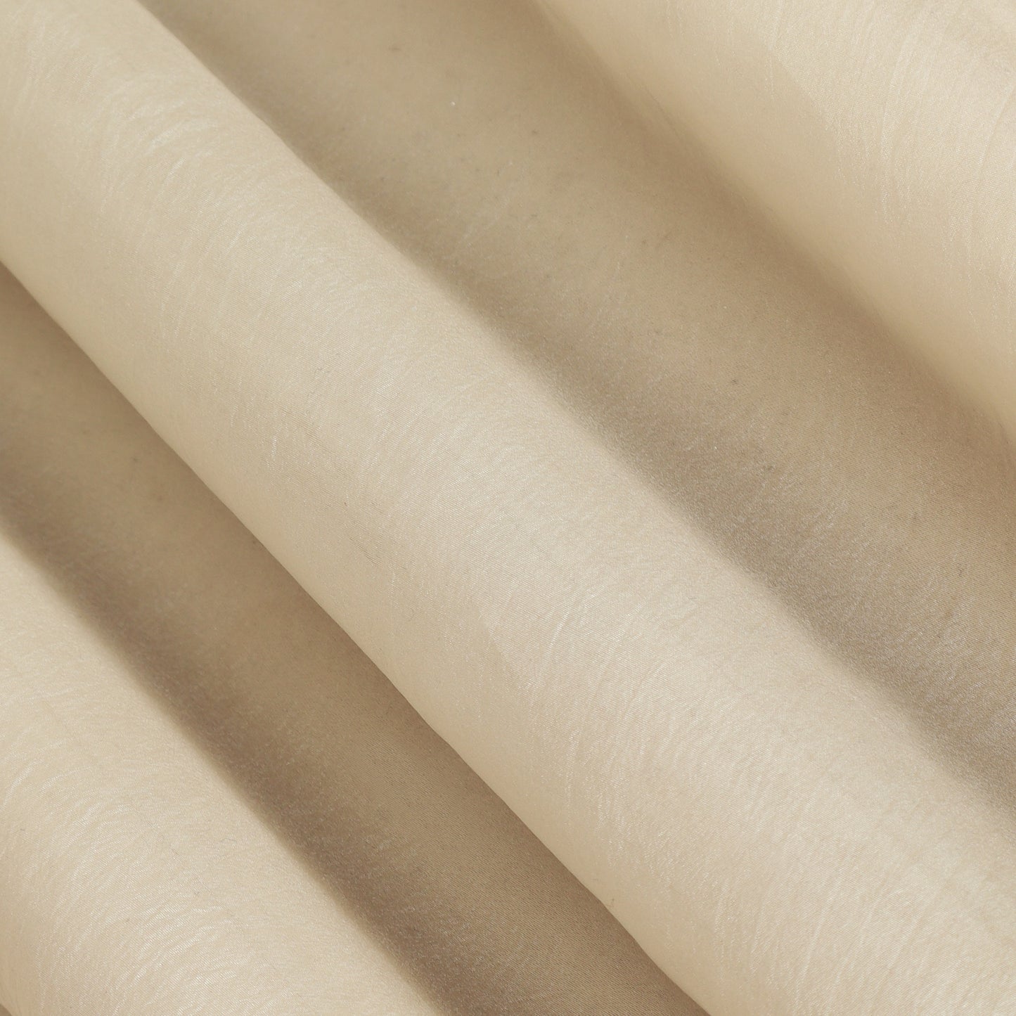 Creme Color Chiffon Organza Shimmer Fabric