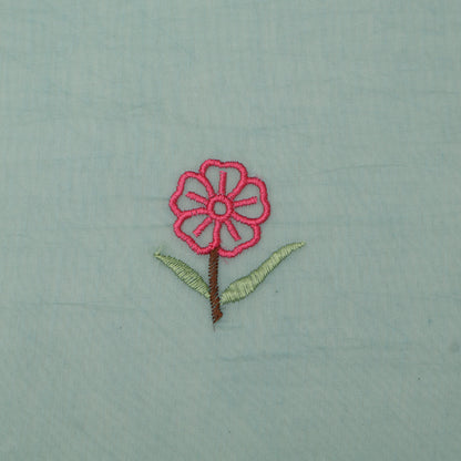 Mul Chanderi Embroidery Fabric
