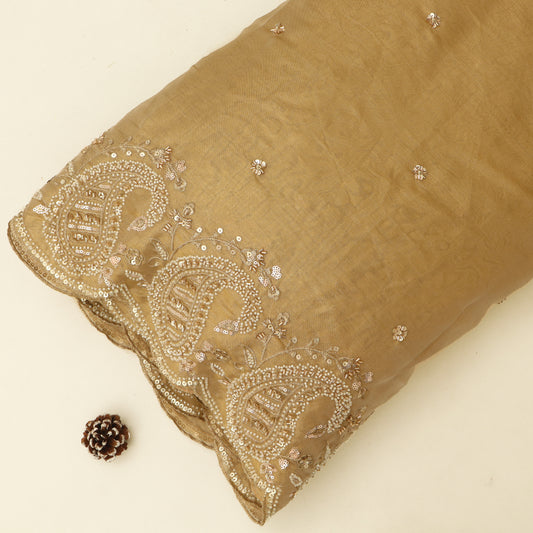 Tissue Border Embroidery Fabric