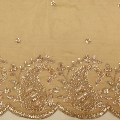 Tissue Border Embroidery Fabric