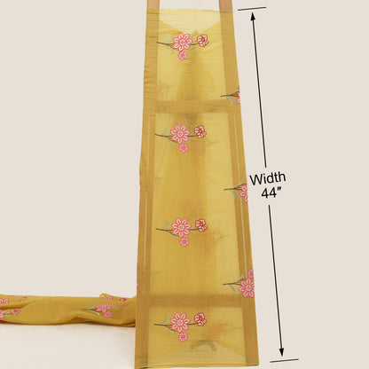 Mul Chanderi Embroidery Fabric
