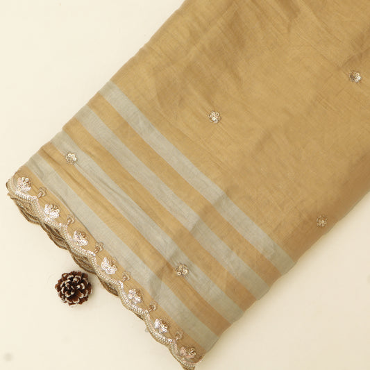 Tissue Border Embroidery Fabric