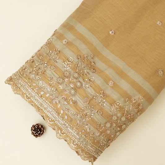 Tissue Border Embroidery Fabric