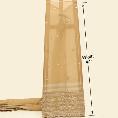 Tissue Border Embroidery Fabric