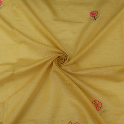 Mul Chanderi Embroidery Fabric