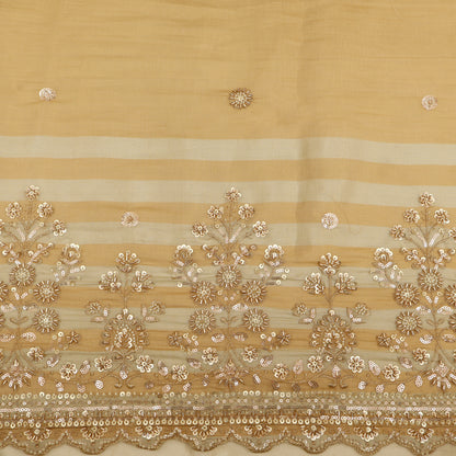 Tissue Border Embroidery Fabric