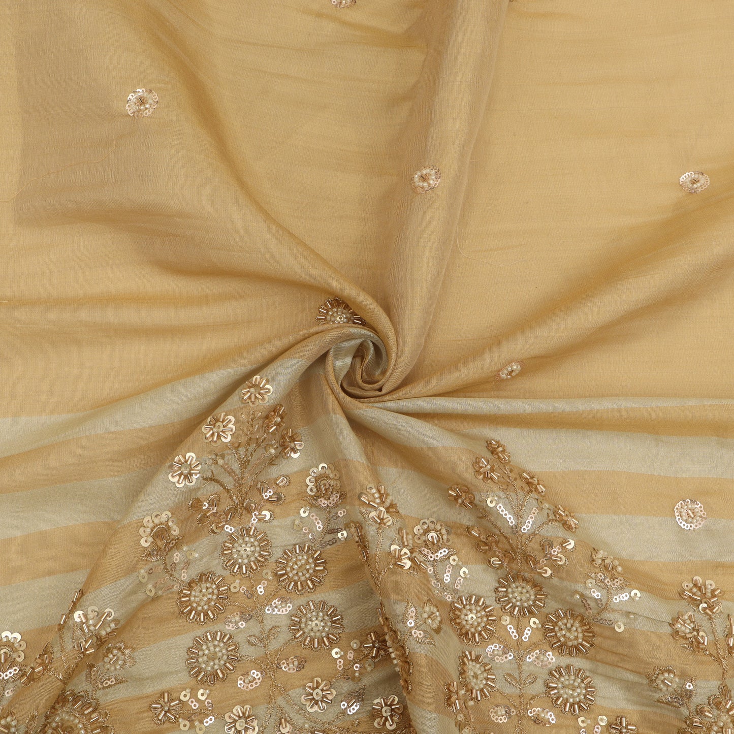 Tissue Border Embroidery Fabric