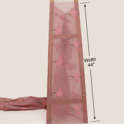 Mul Chanderi Embroidery Fabric