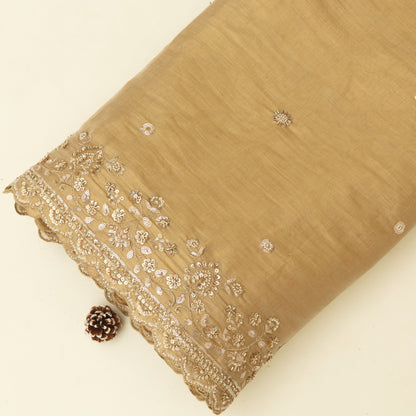 Tissue Border Embroidery Fabric