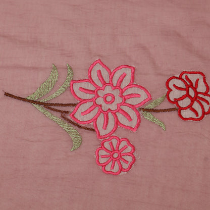 Mul Chanderi Embroidery Fabric