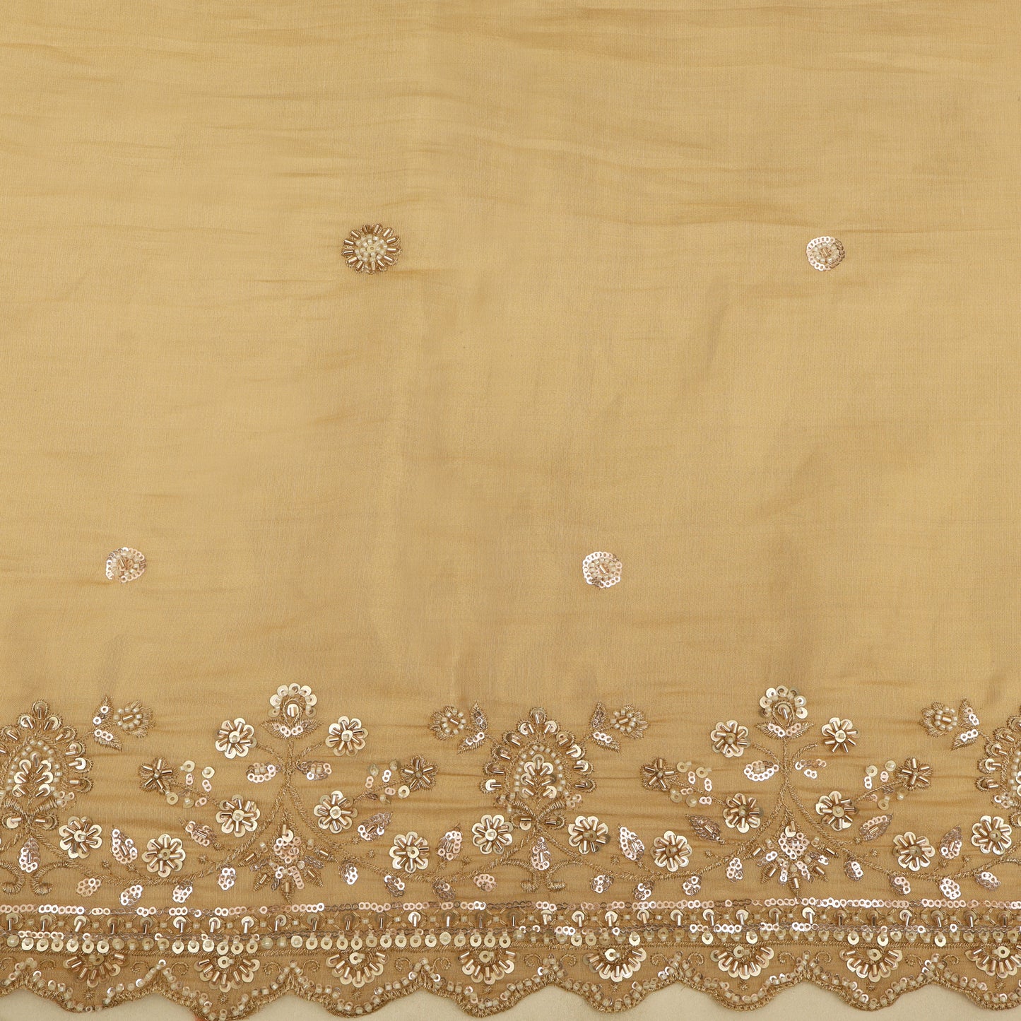 Tissue Border Embroidery Fabric