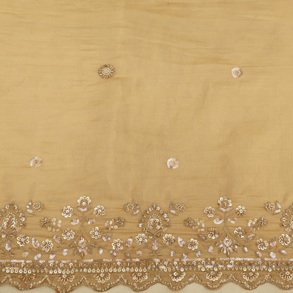 Tissue Border Embroidery Fabric