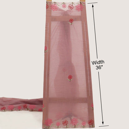 Mul Chanderi Embroidery Fabric