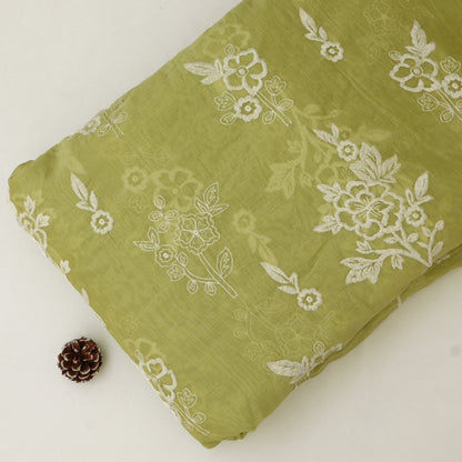 Mul Chanderi Embroidery Fabric