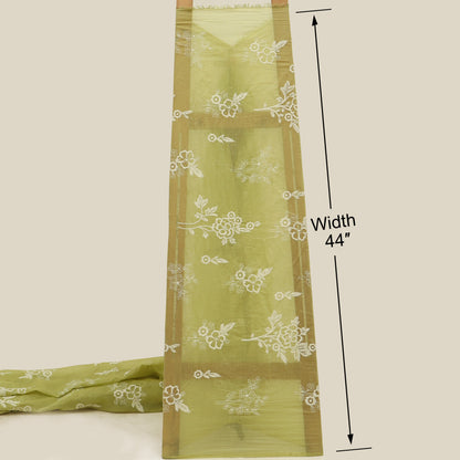 Mul Chanderi Embroidery Fabric