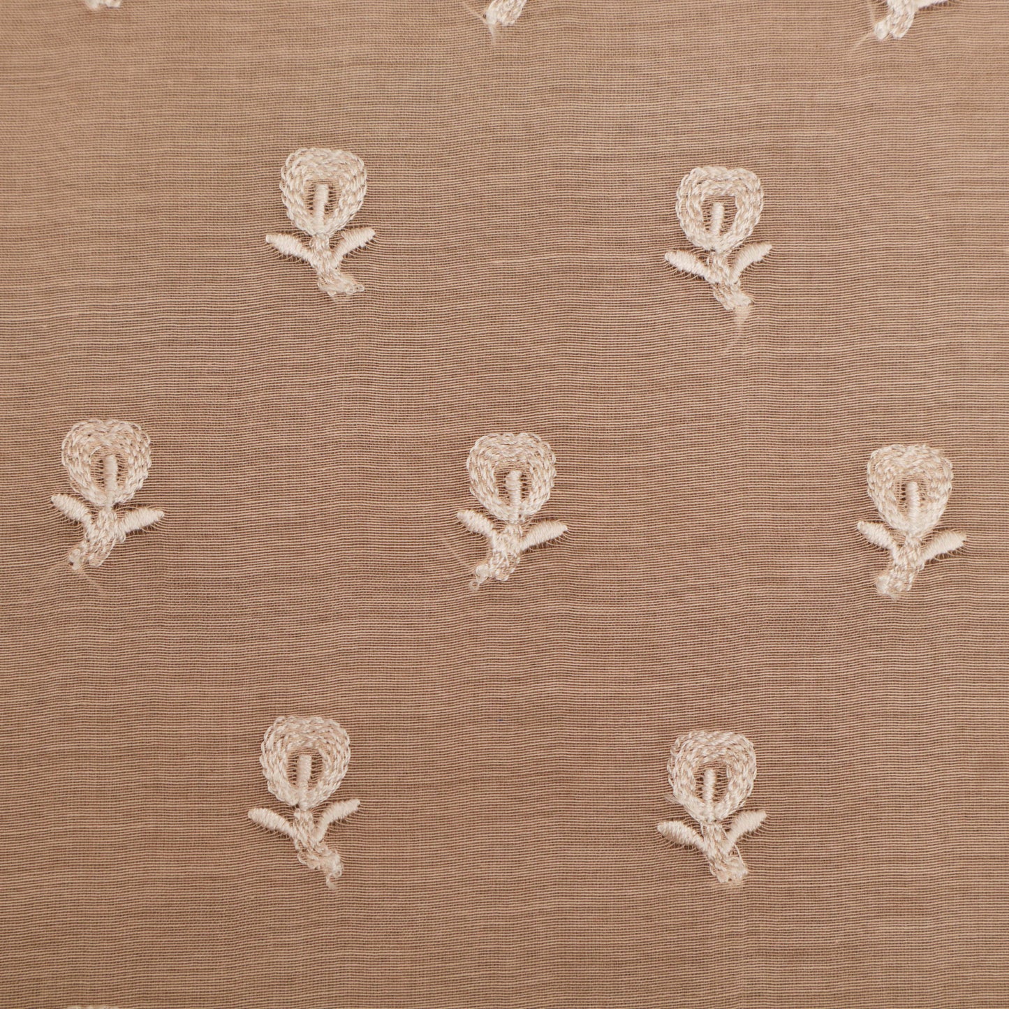 Colored Color Chanderi Embroidery Fabric