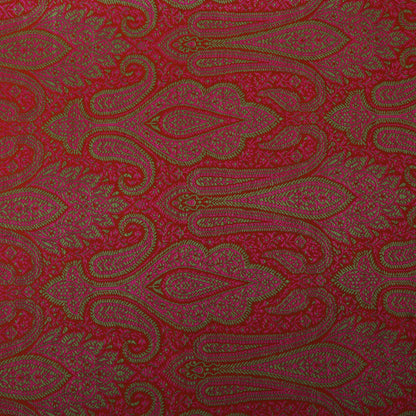 Orange Color Tanchui Brocade Fabric