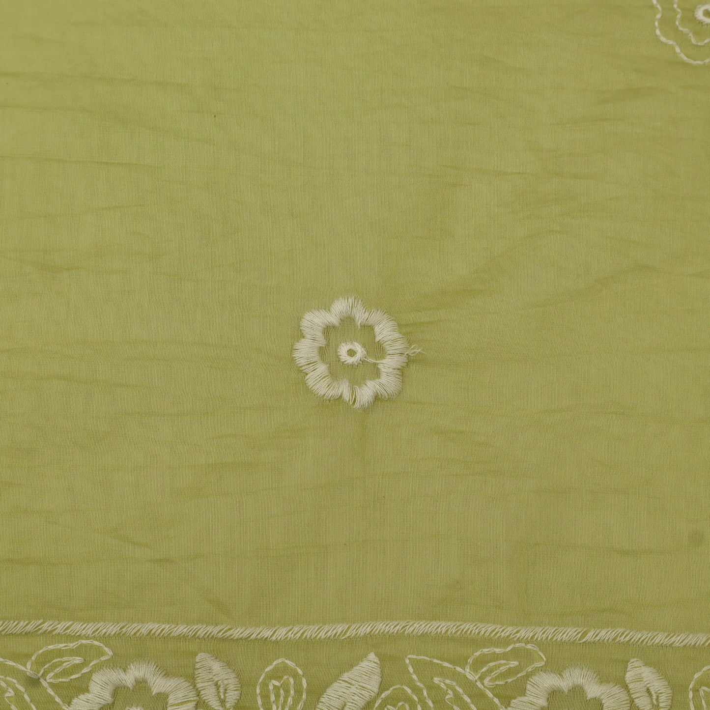 Mul Chanderi Embroidery Fabric